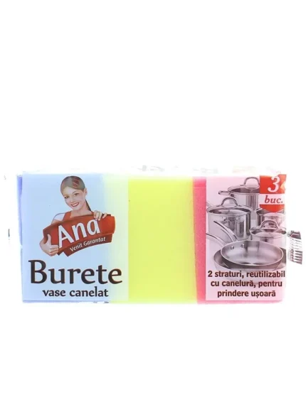 Anna Burete de vase canelat 3 buc