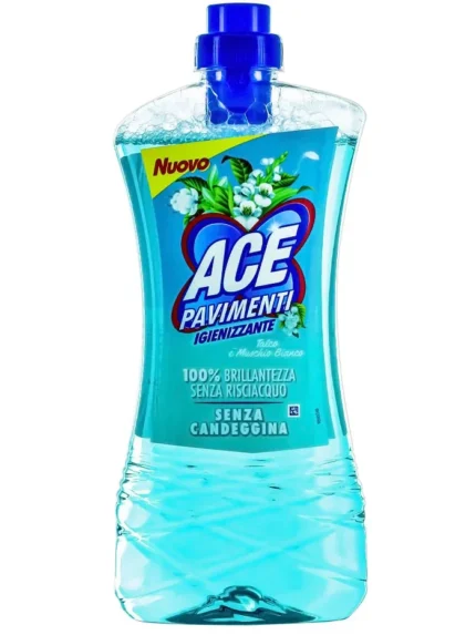 Ace Detergent Pardoseli 1 L Senza Candeggina Talco e Muschio Bianco