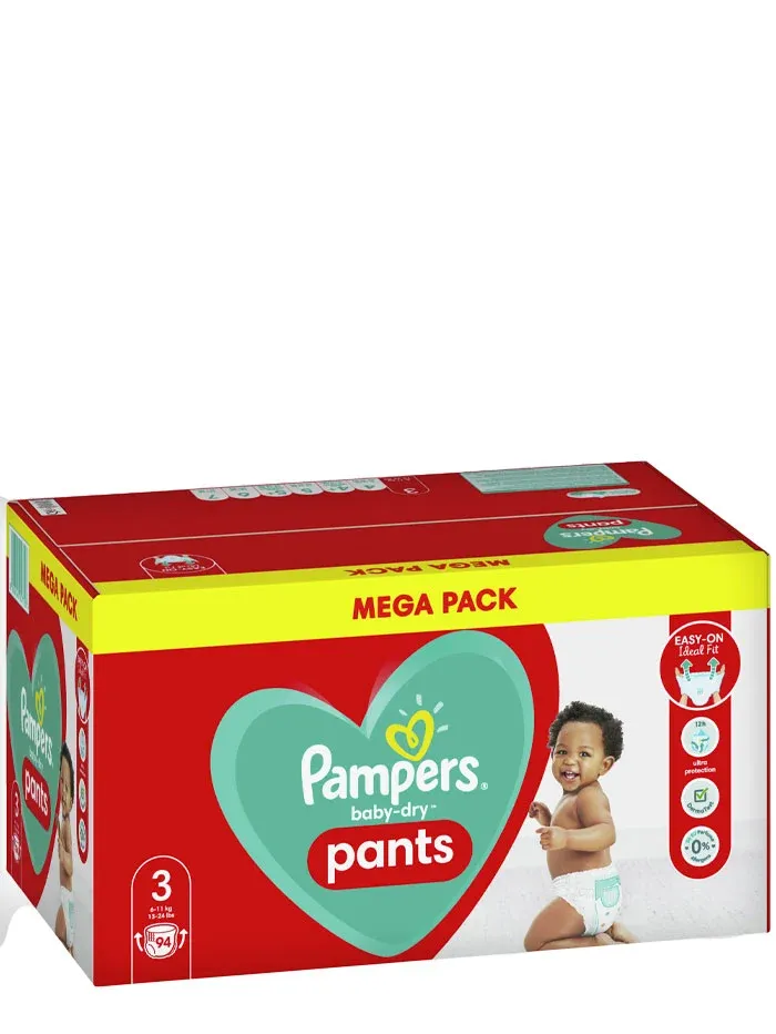 Pampers scutece chilotel nr. 3 6-11 kg 94 buc Baby Dry - Image 1