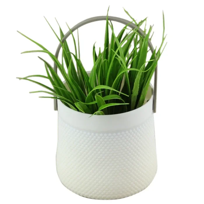 Floare artificiala in ghiveci plastic Cos 10x17 cm Diverse Culori - Image 1