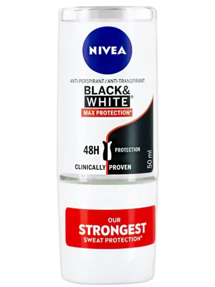 Nivea Roll-on 50 ml femei Black&White Max Protection