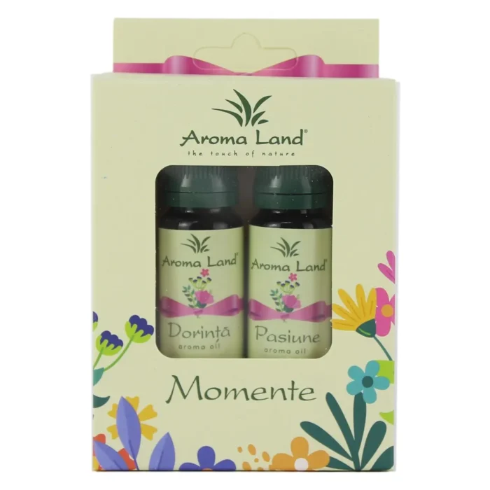 Aroma Land Set 2 Uleiuri parfumate 2 x 10 ml Dorinta & Pasiune - Image 1