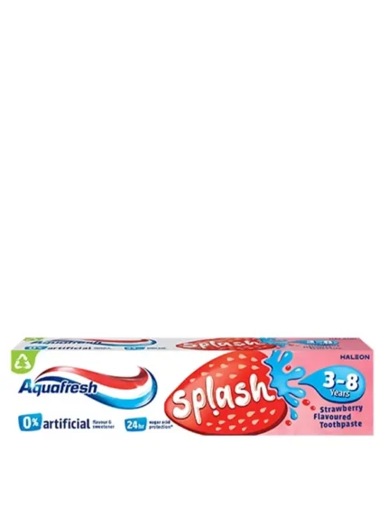 Aquafresh Pasta de dinti copii 50 ml 3-8 ani Splash Strawberry