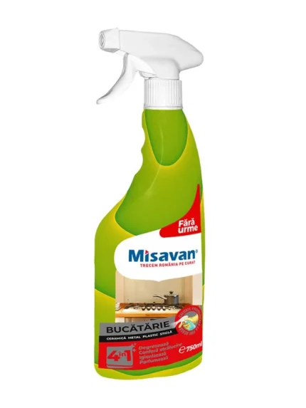 Misavan Solutie curatat bucatarie 750 ml 4in1