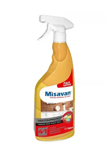 Misavan Solutie multisuprafete cu pompa 750 ml 4in1